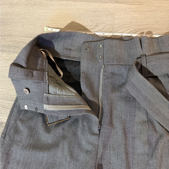 ARITIZA Babaton Power Pants High Waisted Belt Wide leg Pockets Size 6 - Picture 8 of 13